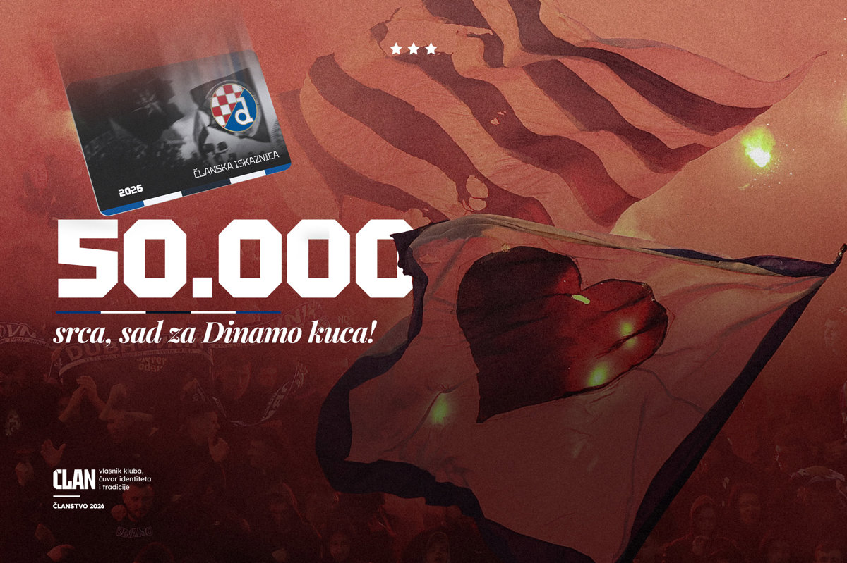 Dinamo broji 50 000 članova čak četiri mjeseca ranije nego prošle godine