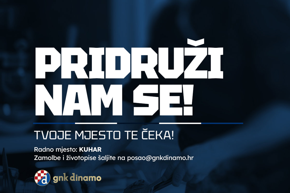 GNK Dinamo traži kuhara