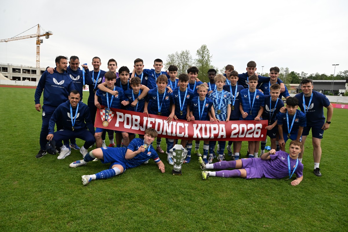 Dinamo's U15s win the Cup!