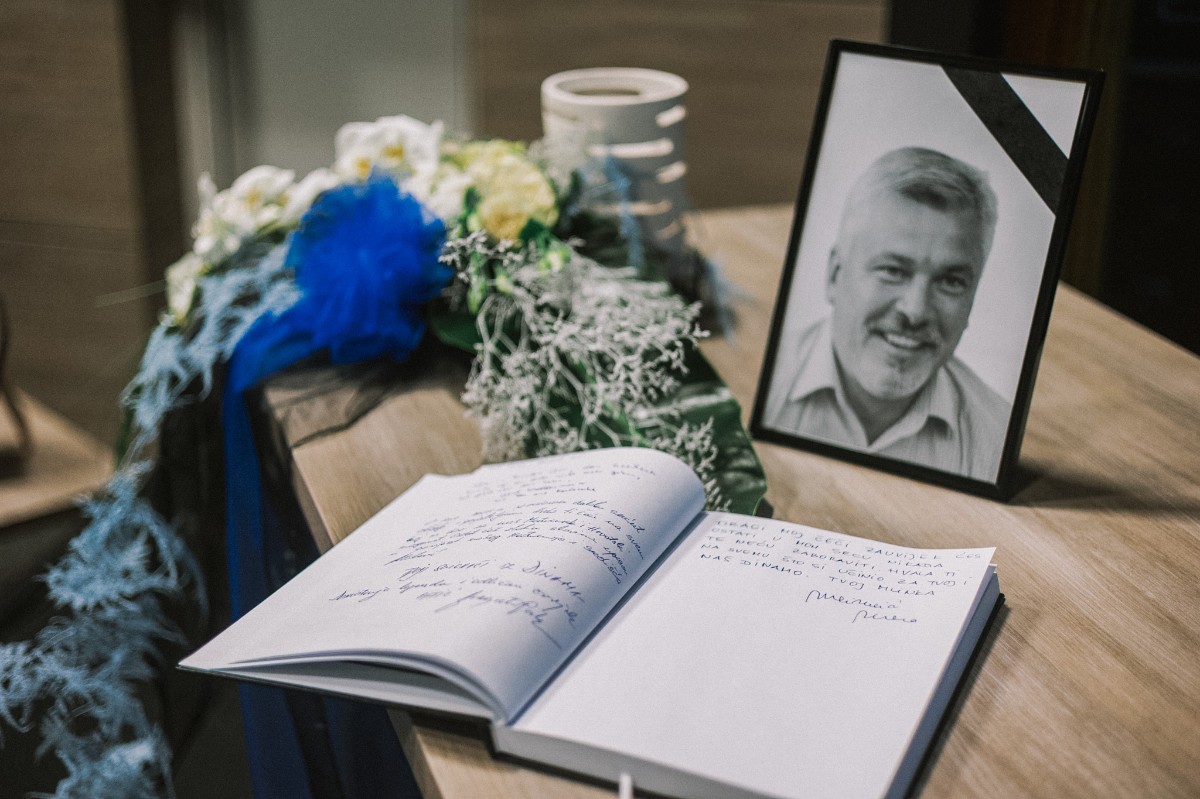 Commemoration and final farewell to Srećko Bogdan