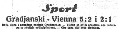 Gradjanski – Vienna 5-2