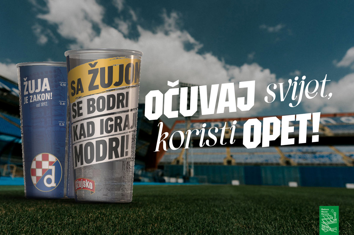 Predstavljamo Dinamove povratne čaše – za čistu i zdraviju budućnost!