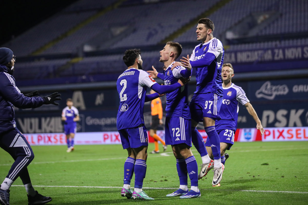 Dinamu bodovi u derbiju, Vidović u 90. minuti zabio za pobjedu