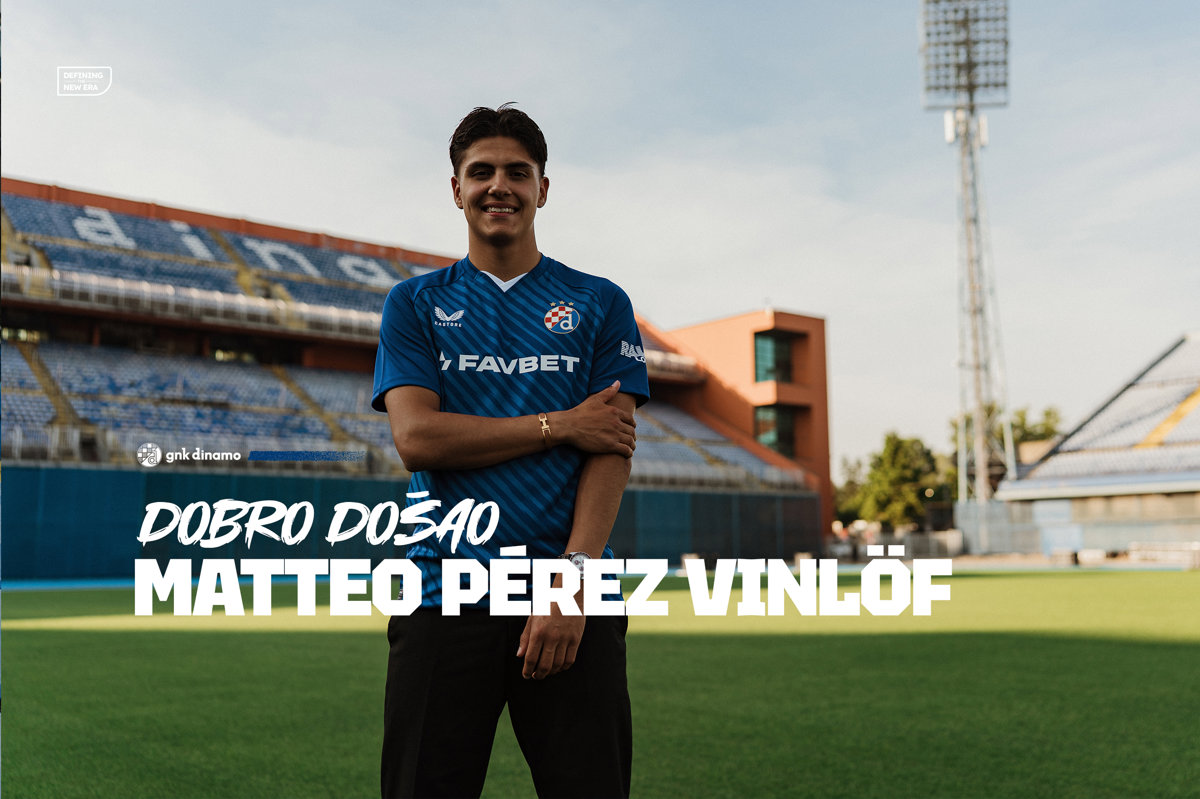 Matteo Perez Vinlöf novi igrač Dinama