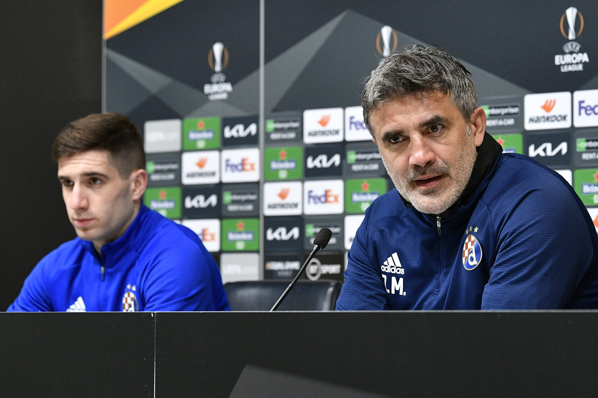 Konferencija za medije: Trener Zoran Mamić i Luka Ivanušec