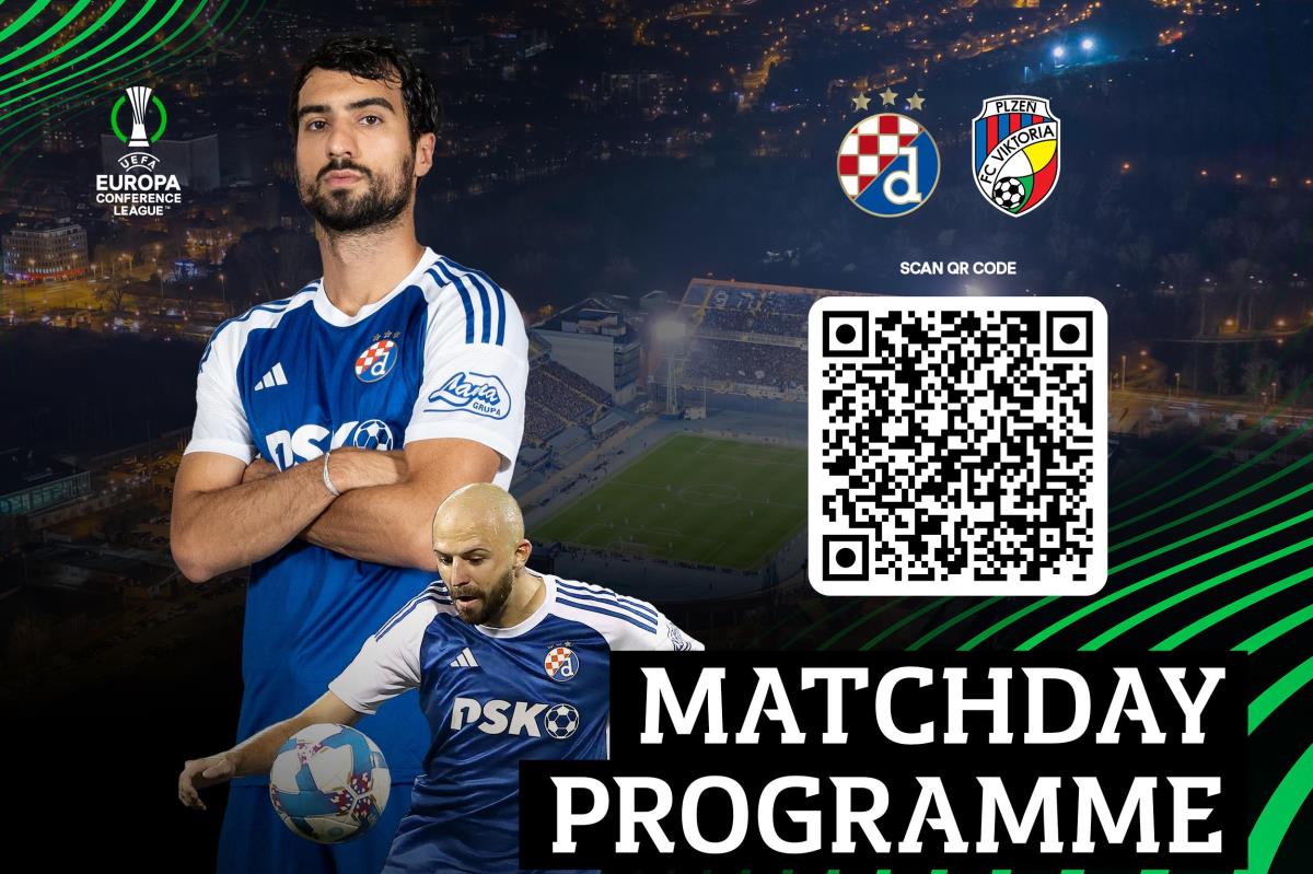 Preuzmite digitalnu matchday brošuru za dvoboj Dinamo - Viktoria Plzen