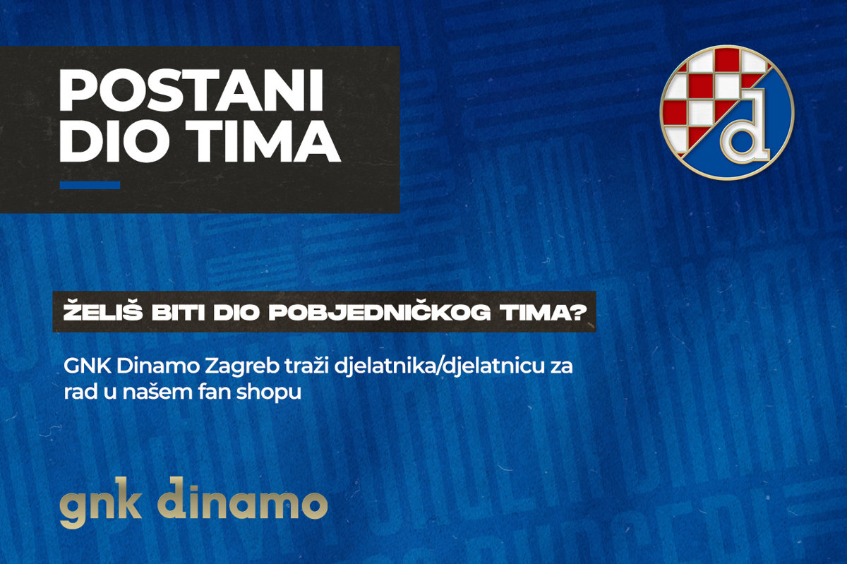 Posao u Fan Shopu GNK Dinamo Zagreb
