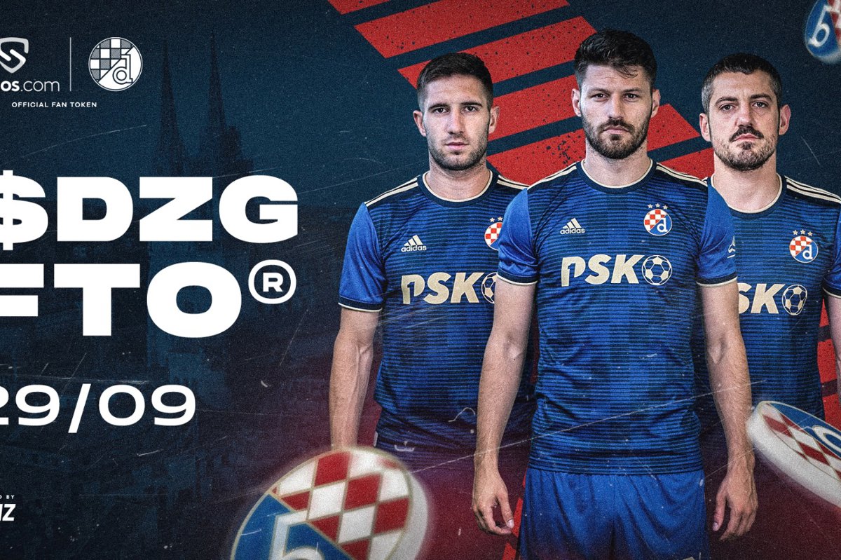 Dinamo najavljuje početak prodaje $DZG fan tokena