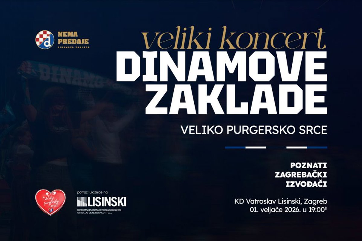 Veliki koncert Dinamove zaklade u svom drugom izdanju jamči provalu emocija
