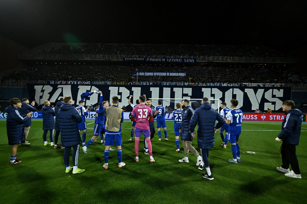 Rasprodana tribina sjever dolje za utakmicu Dinamo - PAOK