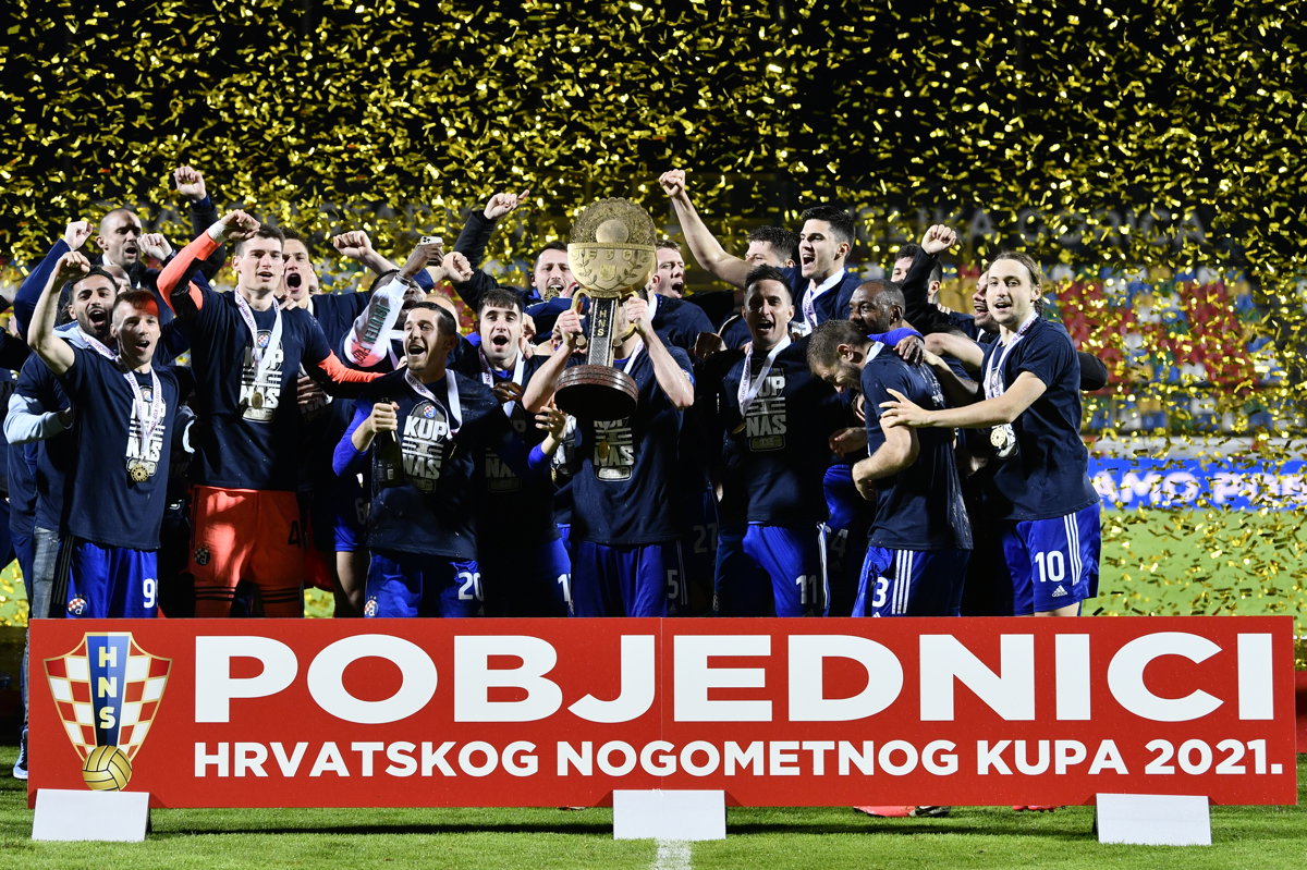 VIDEO: Slavlje igrača nakon osvajanja Hrvatskog kupa