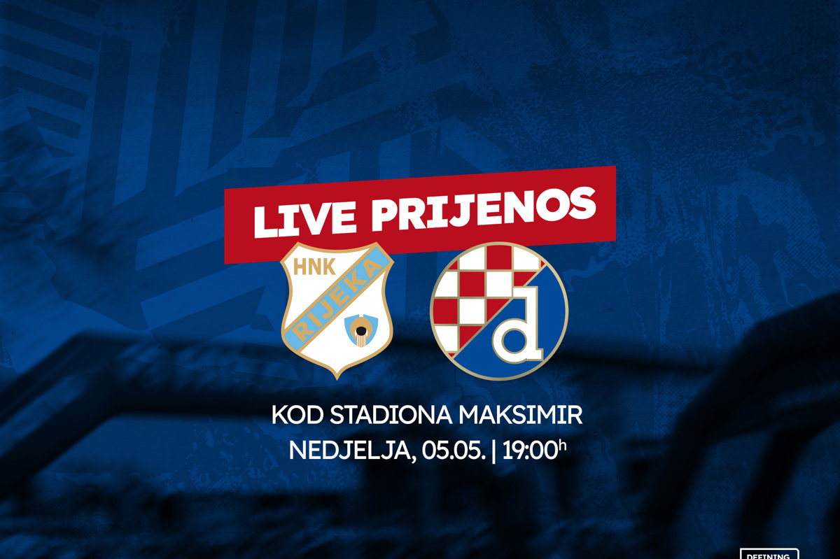 Poziv na zajedničko gledanje derbija Rijeka - Dinamo