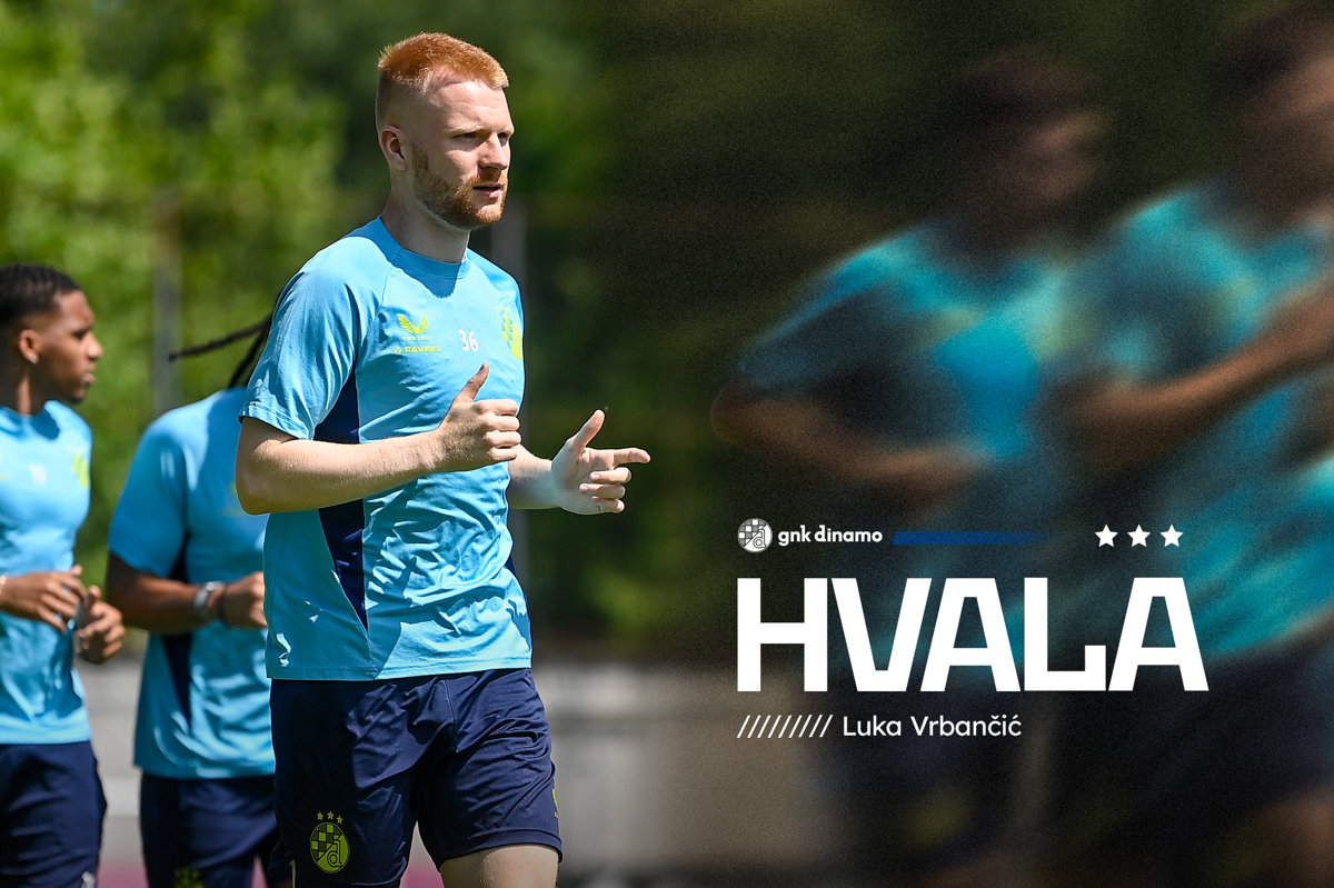 Luka Vrbančić više nije igrač Dinama
