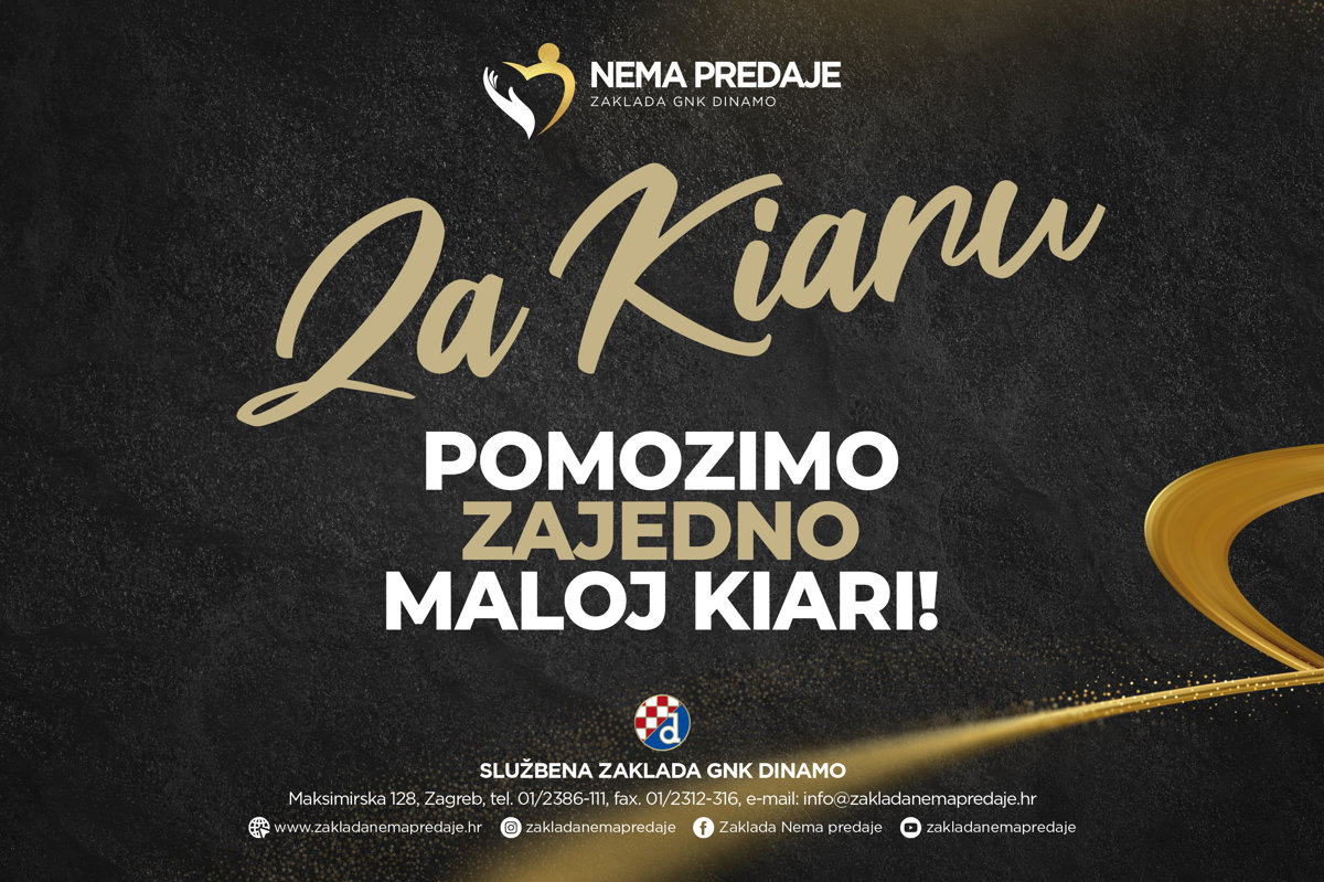 Zaklada Nema predaje za malenu Kiaru