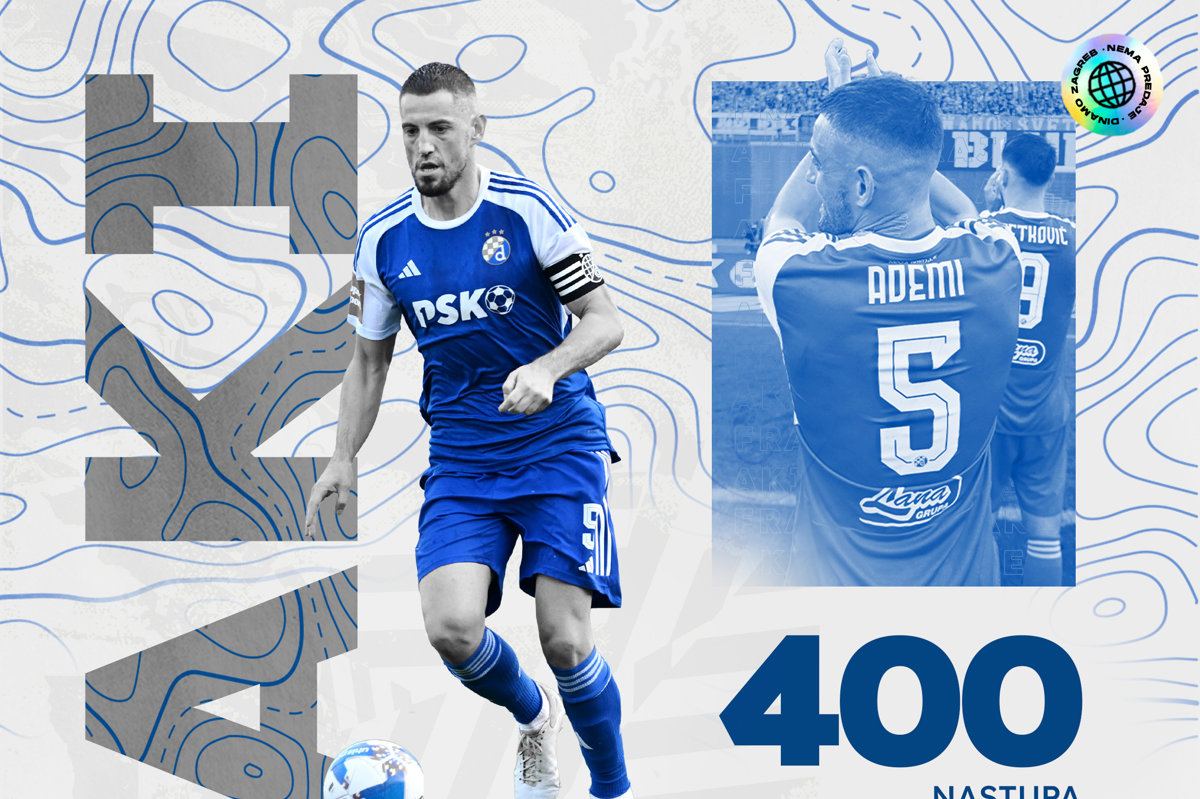 Doseg za duboki naklon i pljesak: kapetan Ademi upisao svoj 400. službeni nastup za Dinamo