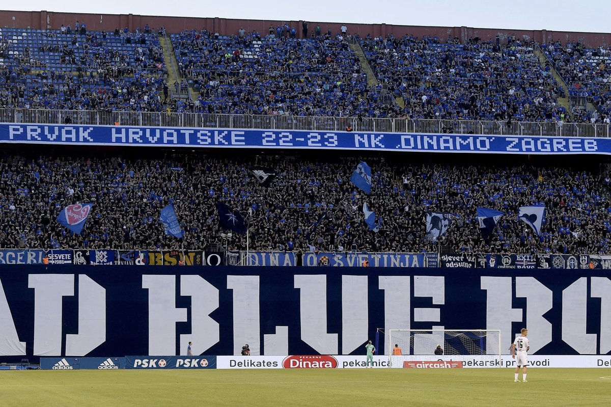 Rasprodana tribina sjever dolje za utakmicu Dinamo – Sparta Prag