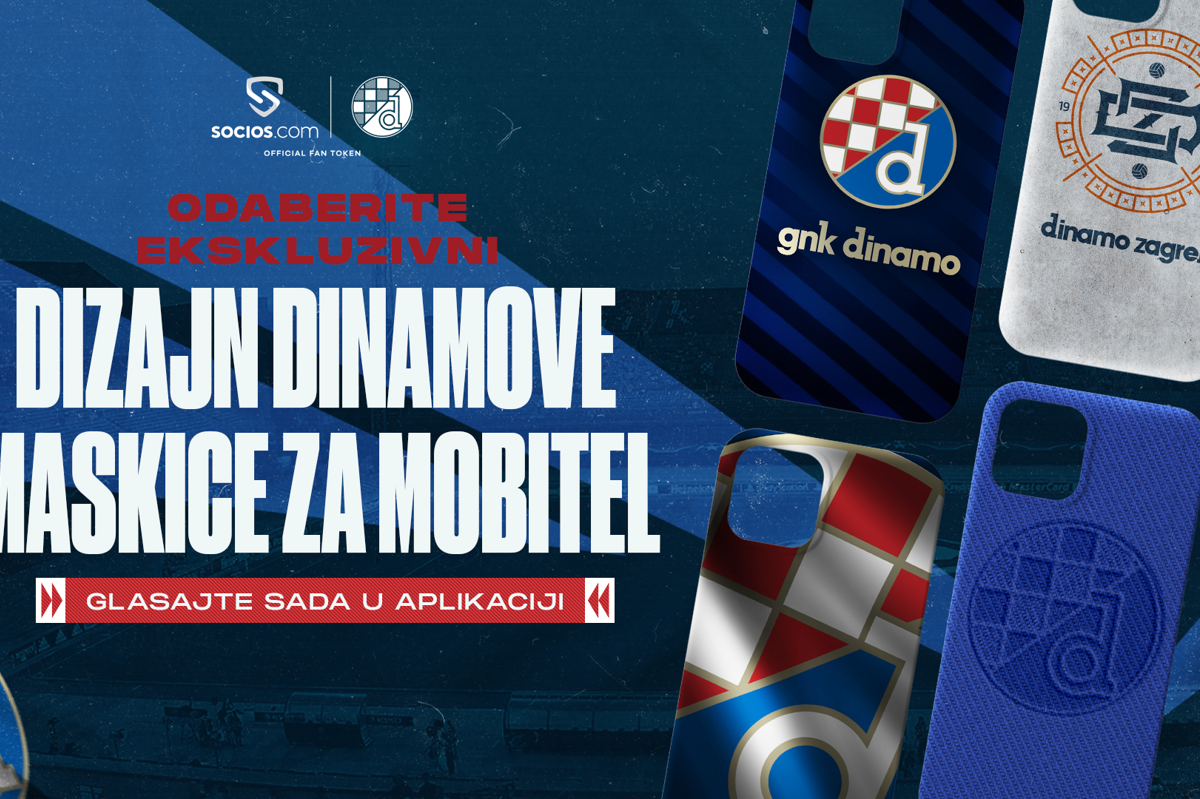 Dinamo & Socios.com: Izaberi dizajn maskice za mobitel