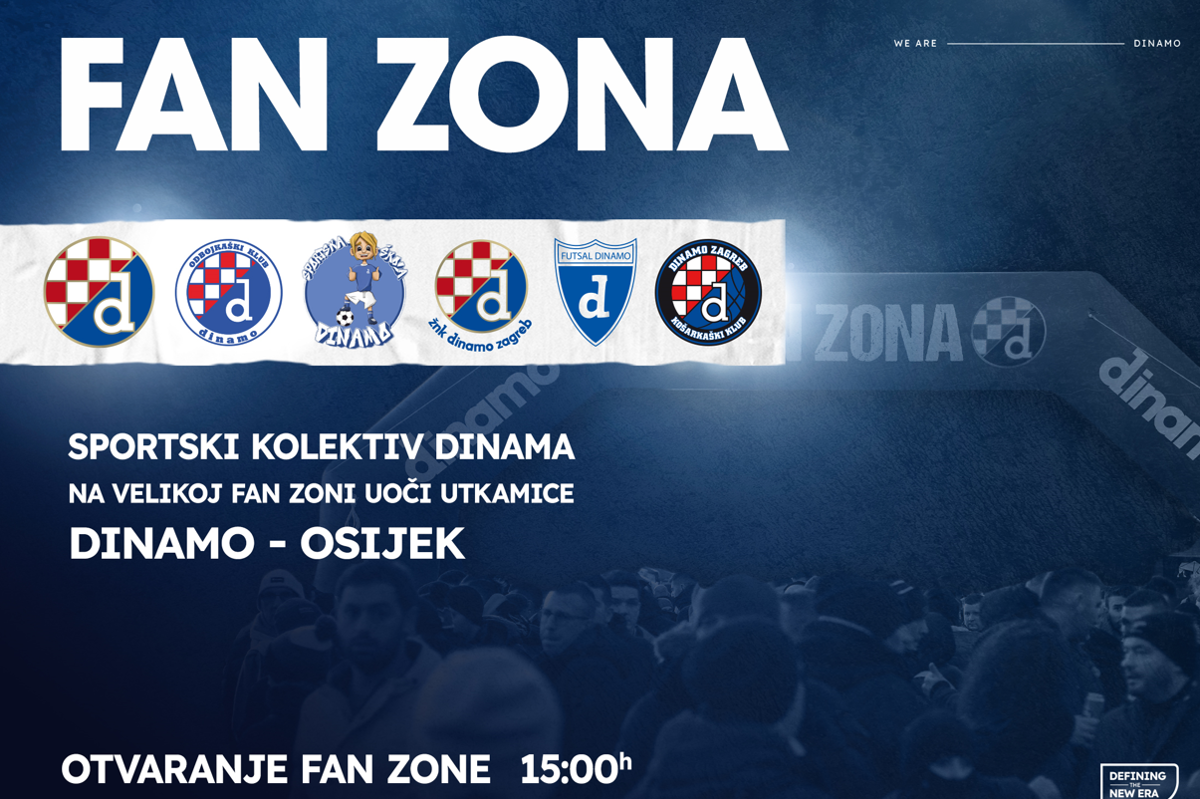 Pridružite nam se u velikoj fan zoni Dinama uoči utakmice s Osijekom