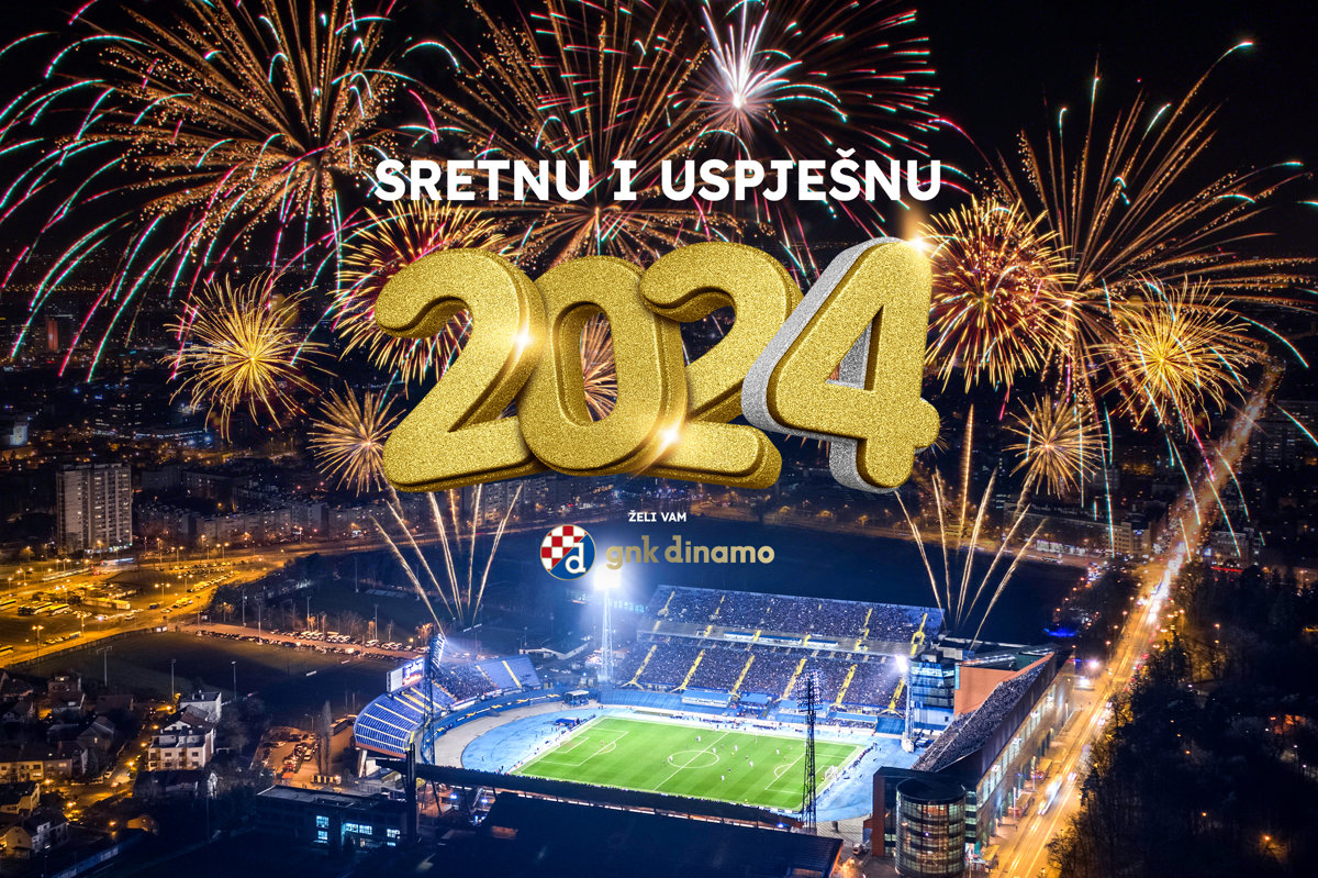 Sretnu i uspješnu 2024. godinu želi vam GNK Dinamo
