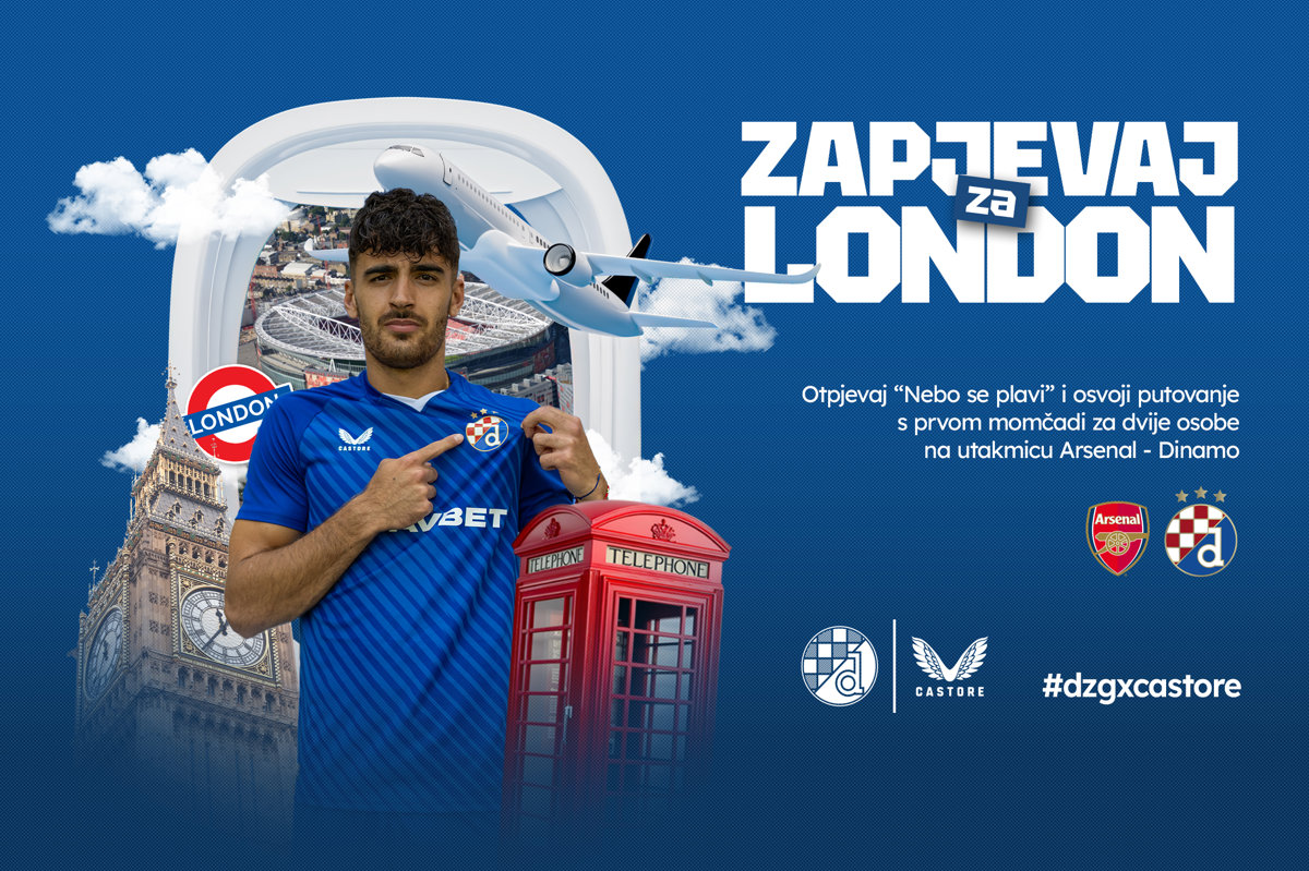 Zapjevaj za London i osvoji putovanje na utakmicu Arsenal - Dinamo