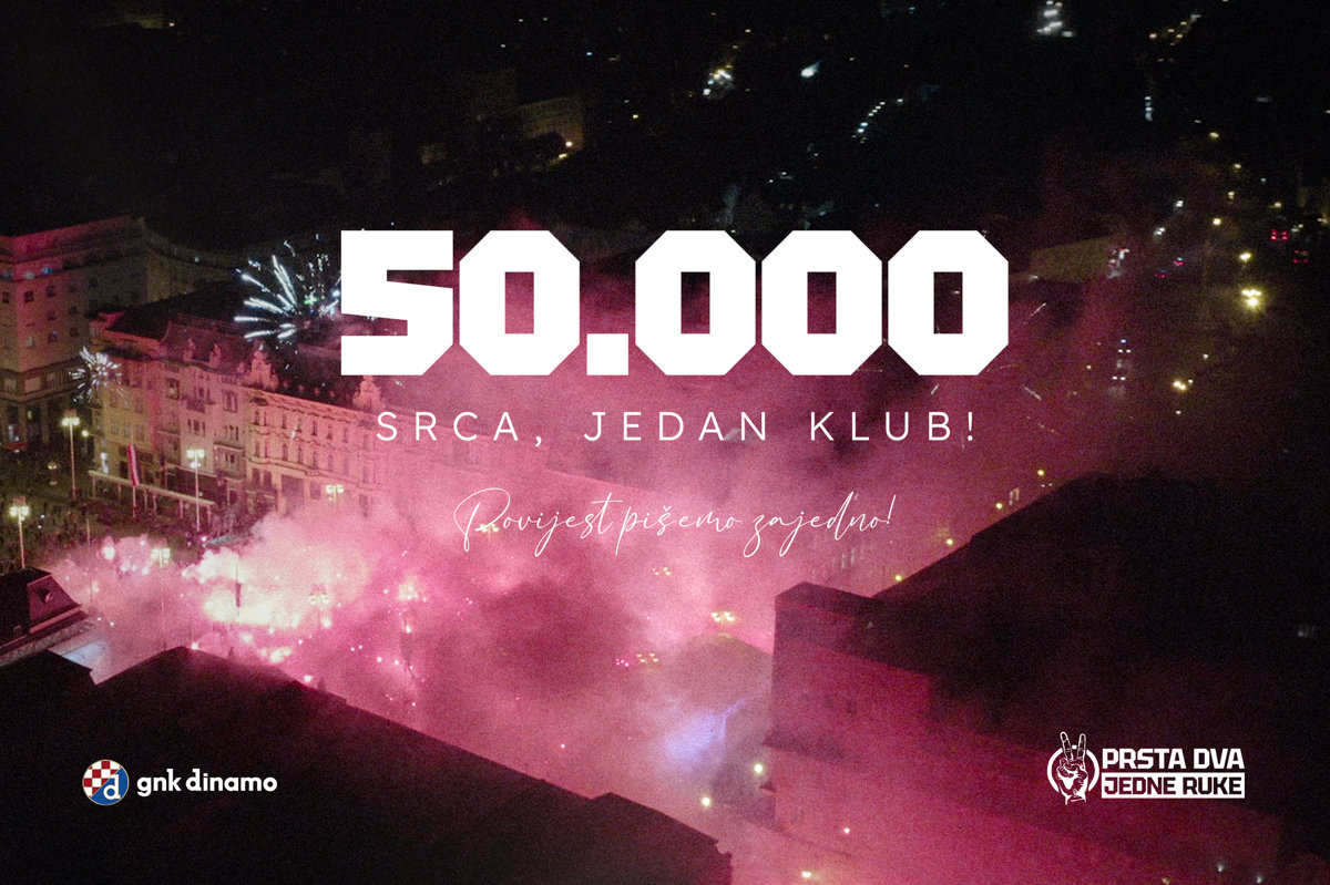 Dinamo premašio brojku od 50.000 članova!