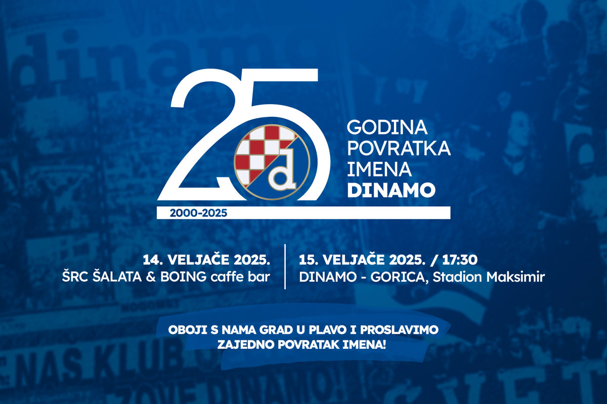 Dan kad se vratilo ime Dinamo: Proslavite Valentinovo uz najdraži klub