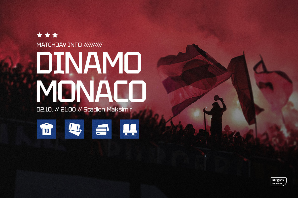 Informacije za navijače uoči utakmice Dinamo - Monaco na stadionu Maksimir