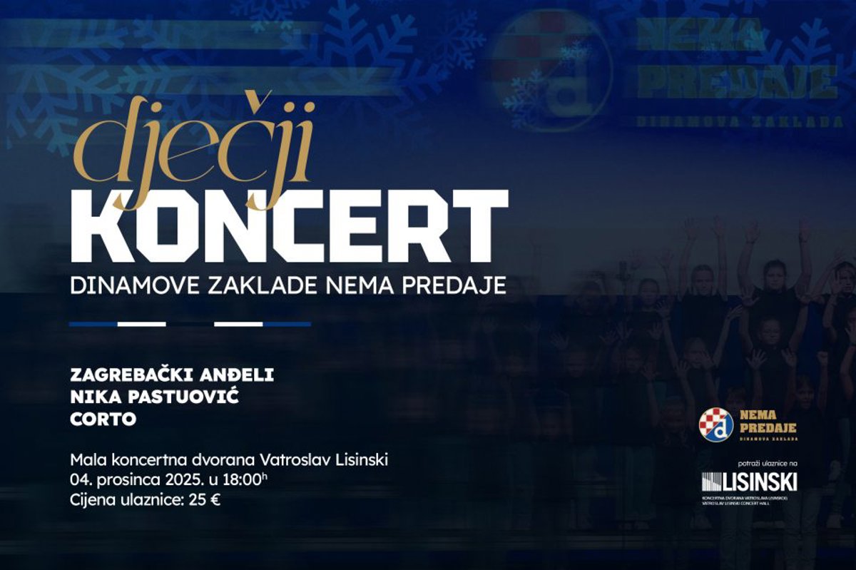 Drugi Dječji koncert Dinamove zaklade Nema predaje