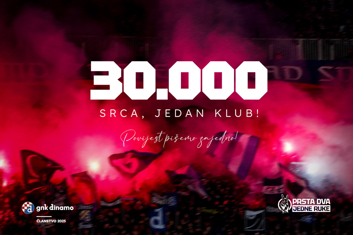 Dinamo već sada broji 30 000 članova u 2025. godini