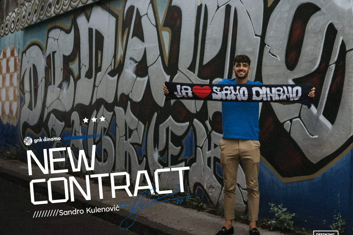 Sandro Kulenović produljio ugovor s Dinamom