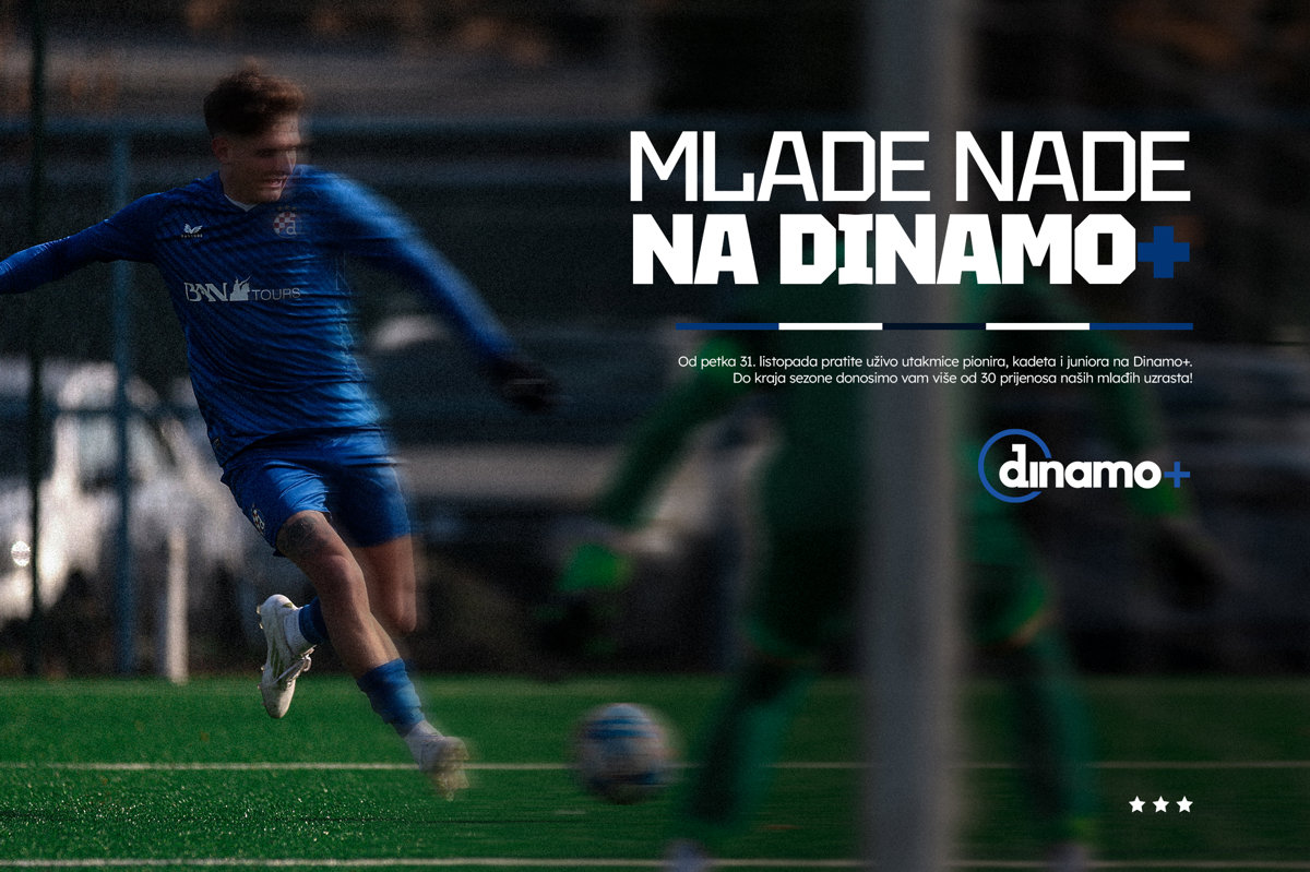 Pioniri, kadeti i juniori odsad na Dinamo Plusu!