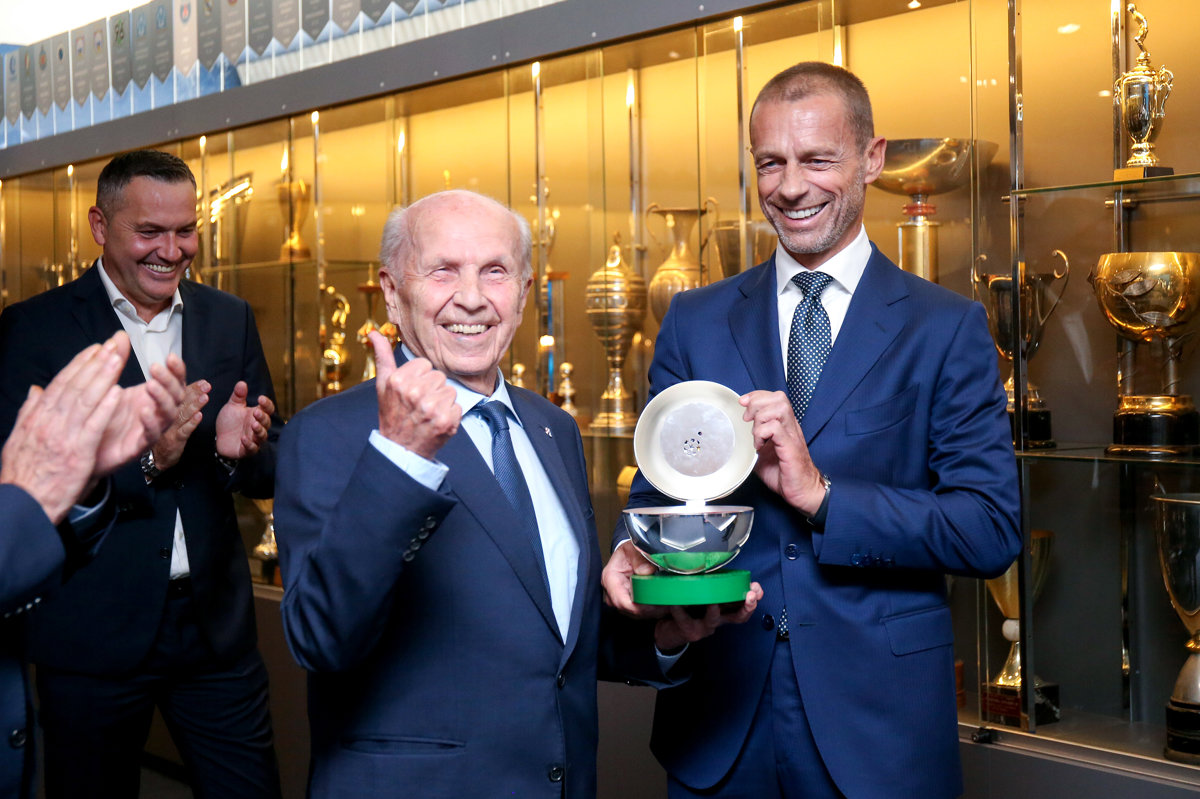 Svečani prijem predsjednika UEFA-e na utakmici Lige prvaka