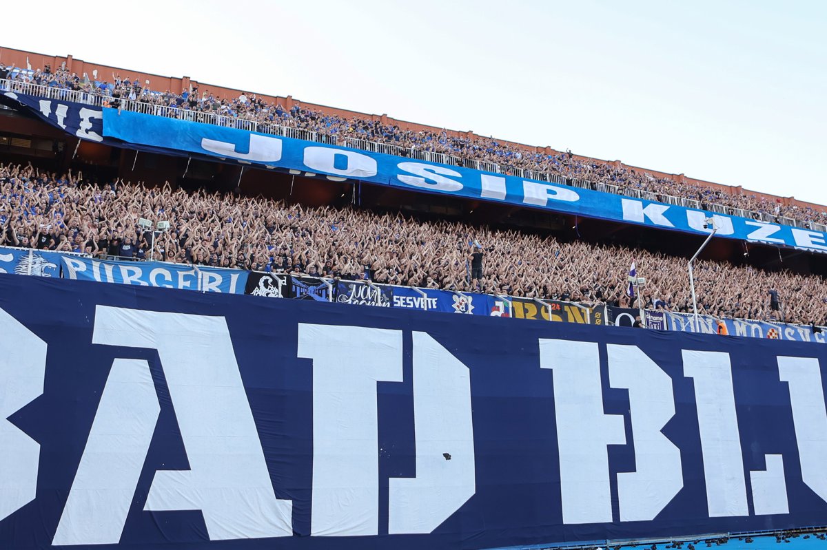 Rasprodana tribina sjever dolje za utakmicu Dinamo - Hajduk