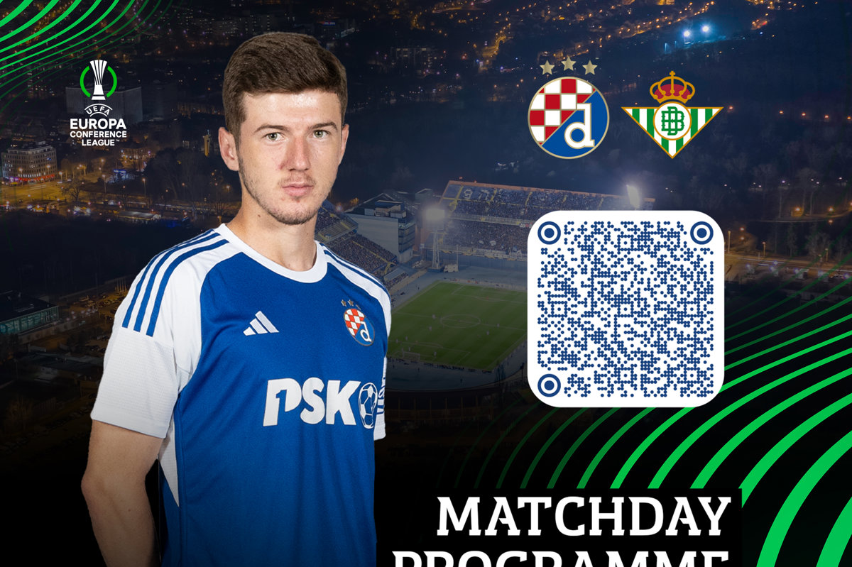 Preuzmite digitalnu matchday brošuru za dvoboj Dinamo - Betis