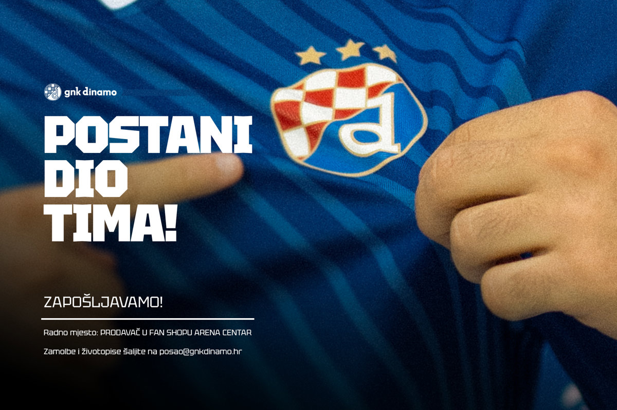 Posao u Fan Shopu GNK Dinamo Zagreb