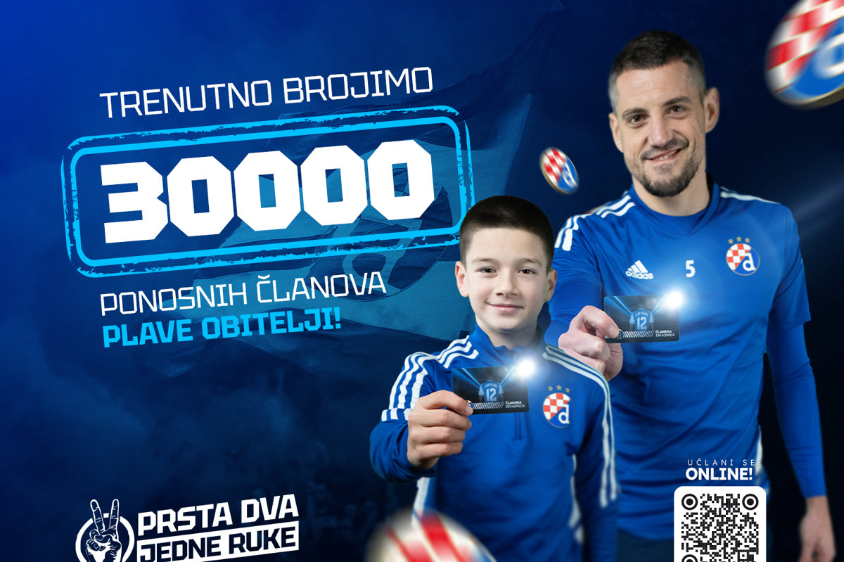 Dinamo prešao granicu od 30.000 članova!