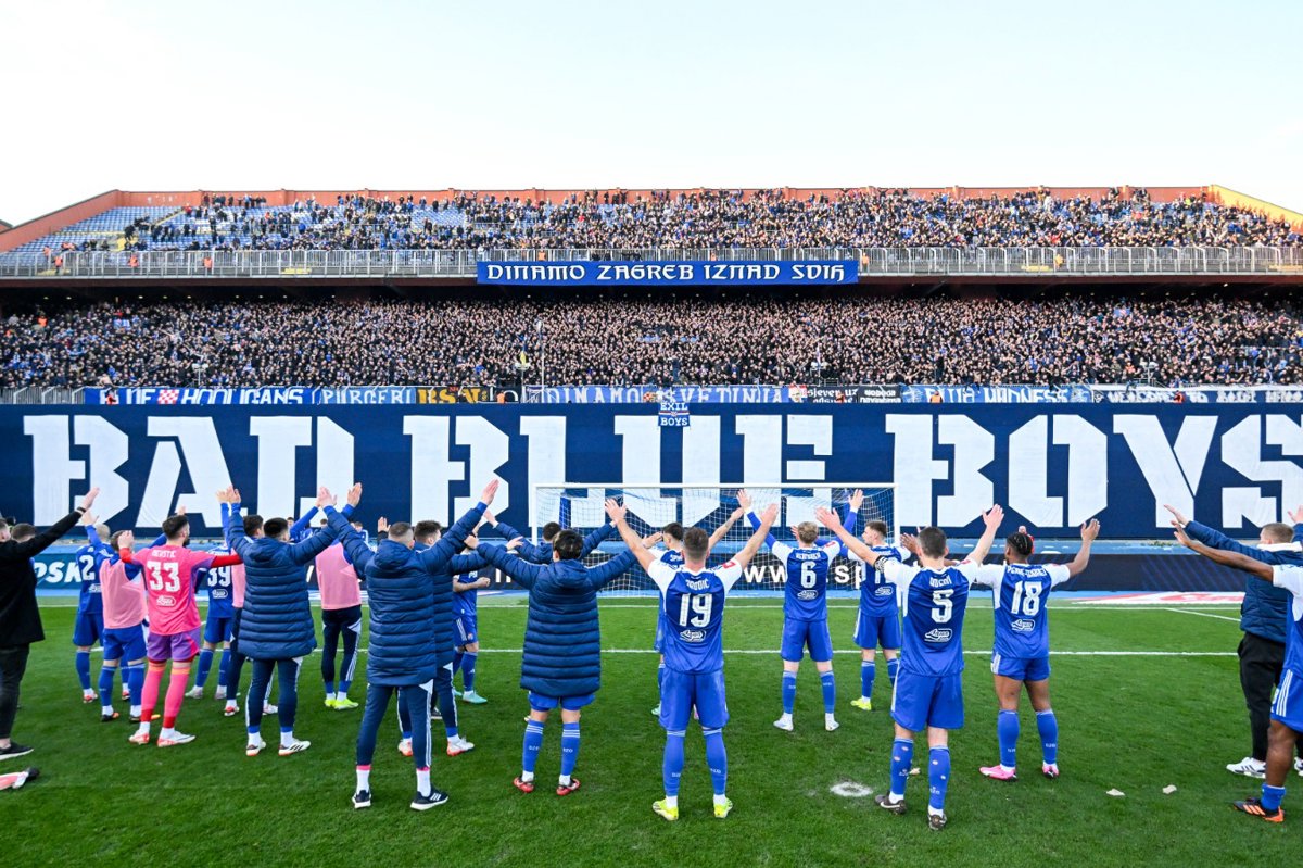 Rasprodana tribina zapad dolje za utakmicu Dinamo - Osijek