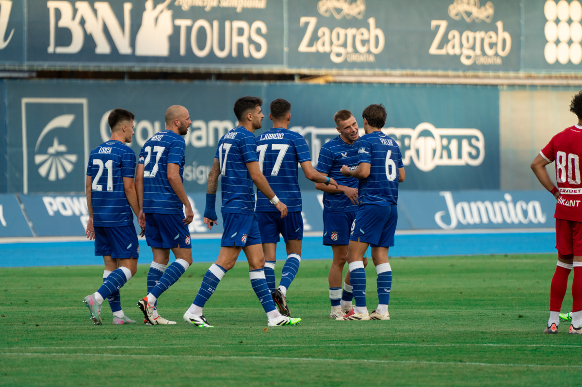 Dinamo razveselio maksimirsku publiku atraktivnom igrom uz pet postignutih pogodaka