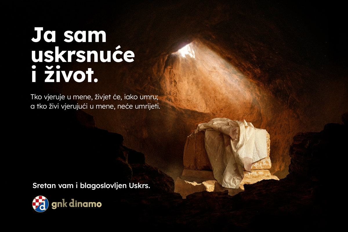 Sretan i blagoslovljen Uskrs želi vam GNK Dinamo