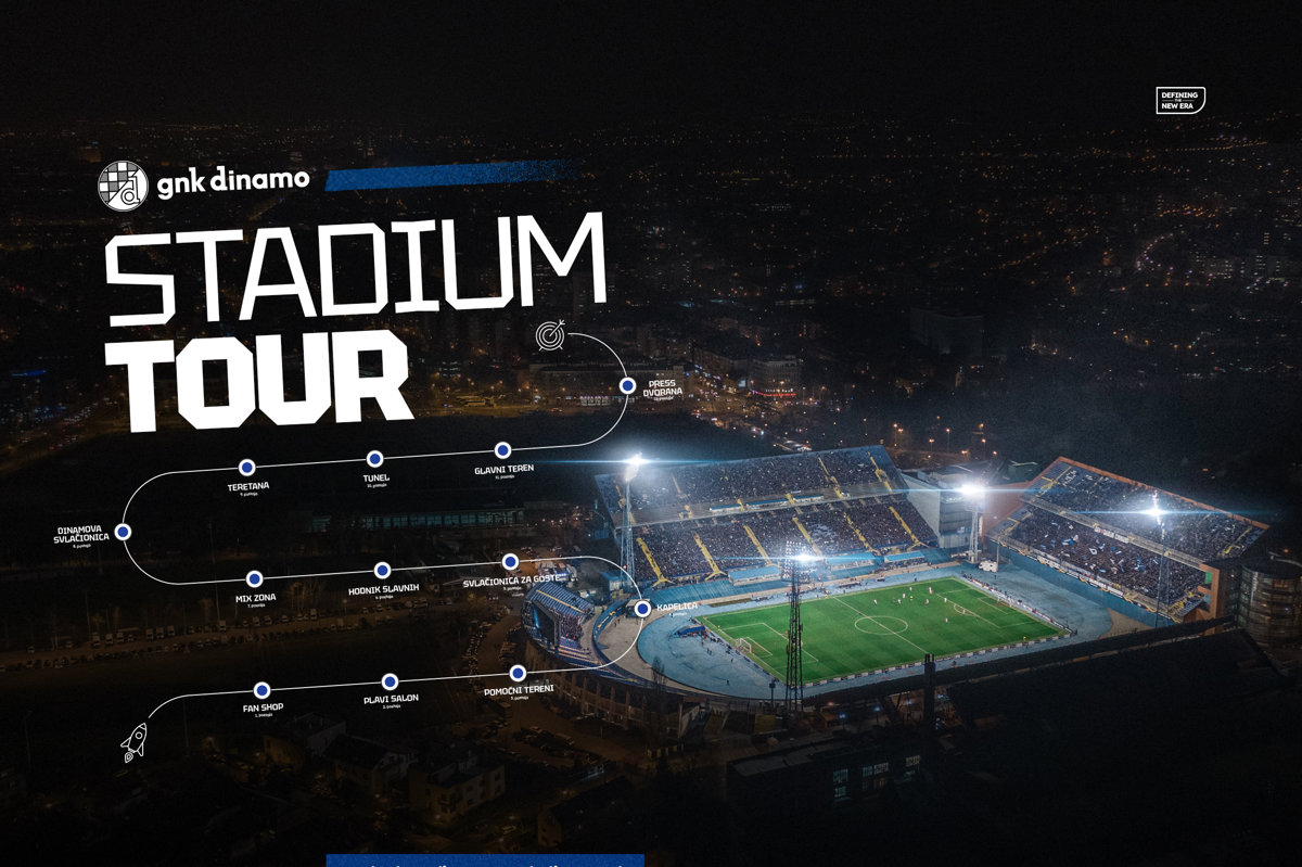 Osjeti Dinamo – razgledaj stadion gdje je pisana povijest