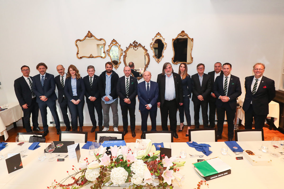 Službeni ručak delegacija Dinama i Rapida