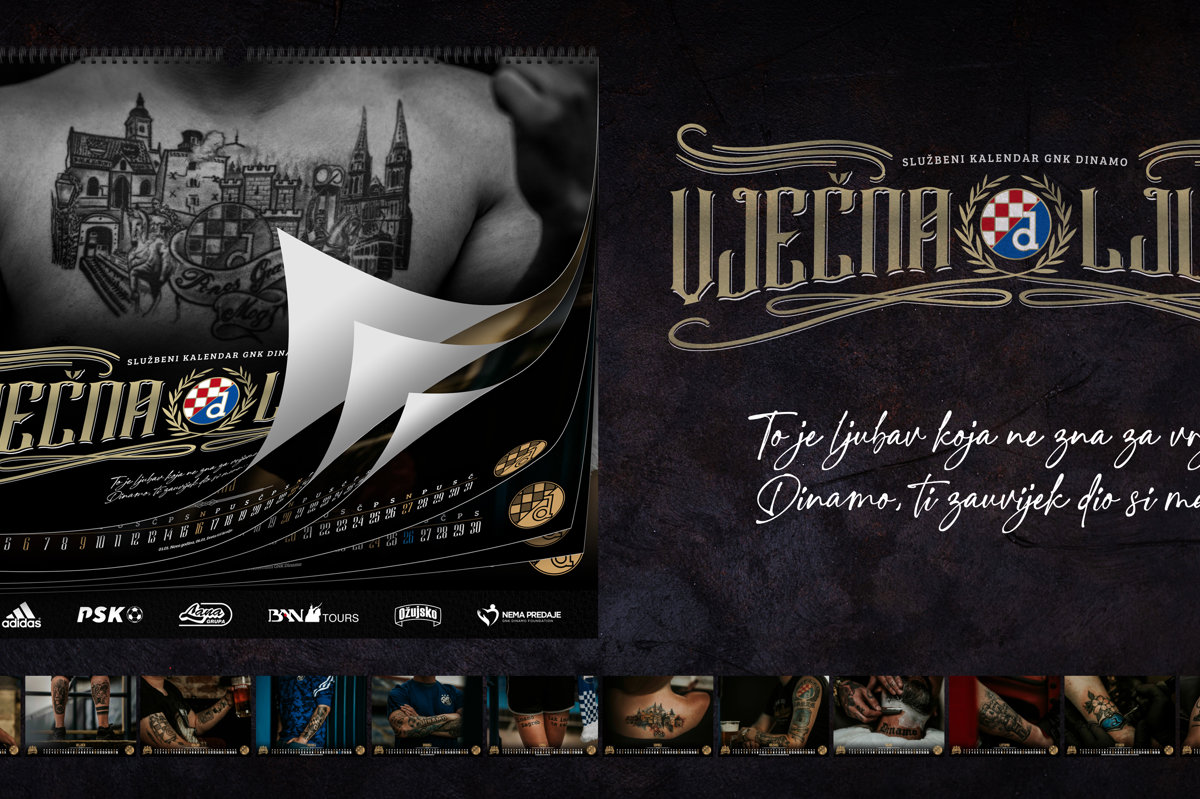 Predstavljen kalendar GNK Dinamo za 2022. godinu