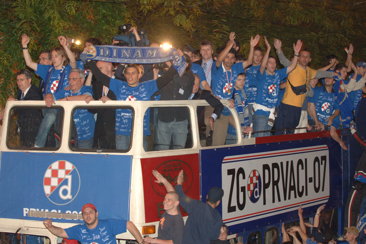 Proslava naslova prvaka na Trgu bana Jelačića