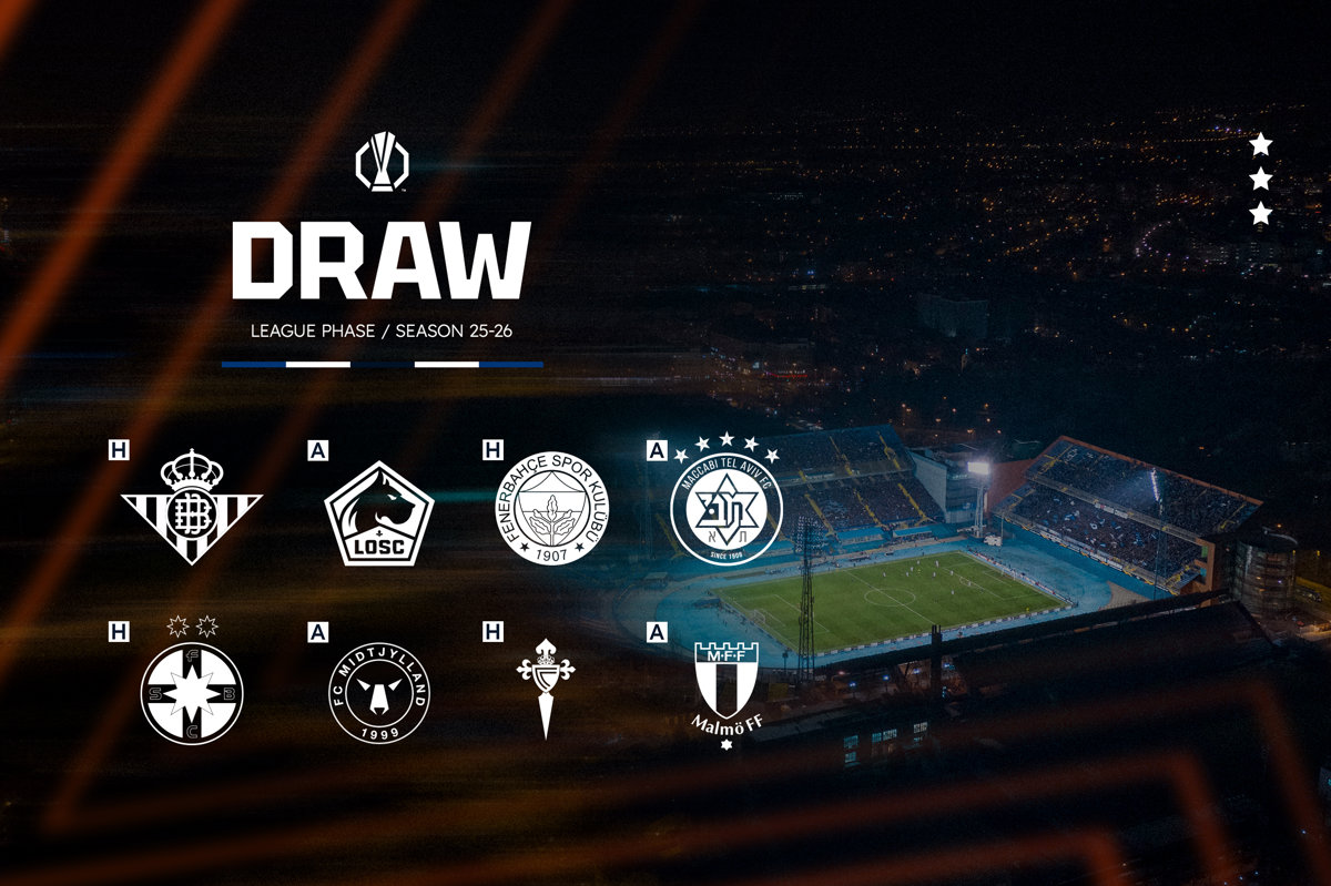U Zagreb dolaze Betis, Fenerbahçe, FCSB i Celta, plavi u goste Lilleu, Maccabiju, Midtjyllandu i Malmöu