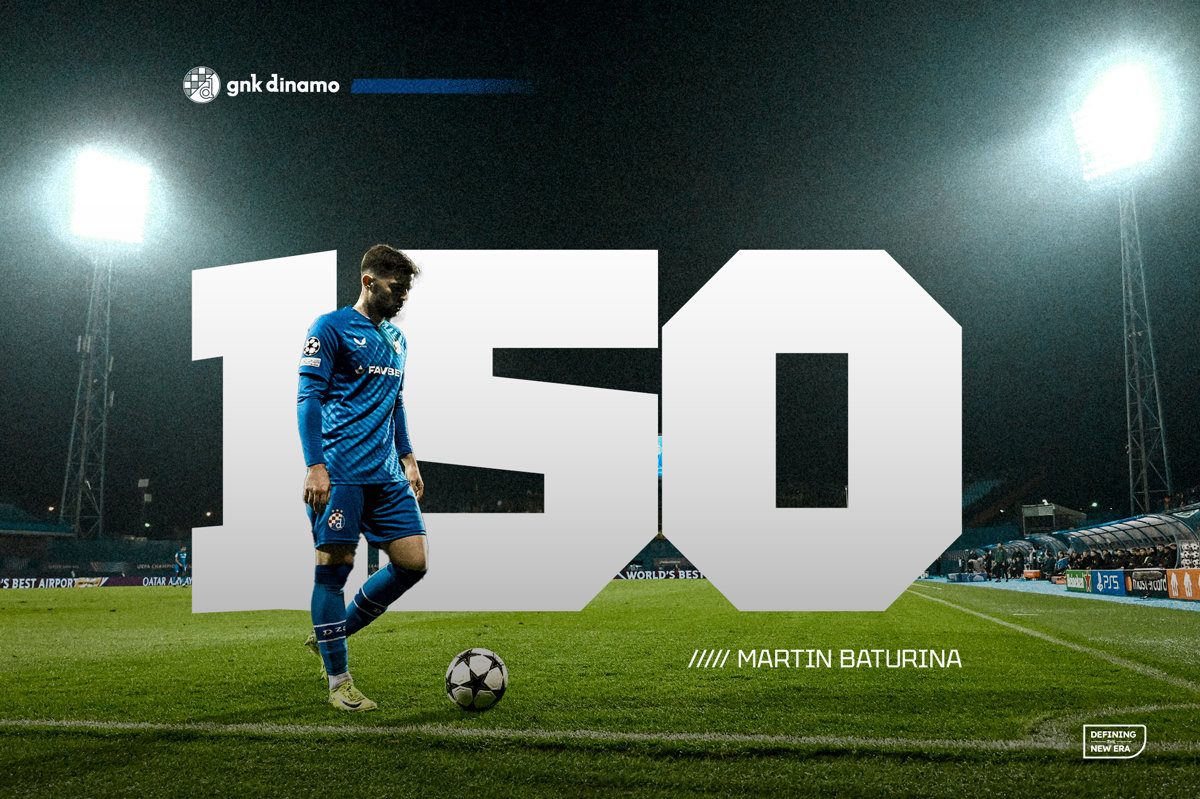 Martin Baturina upisao svoj 150. službeni nastup za Dinamo