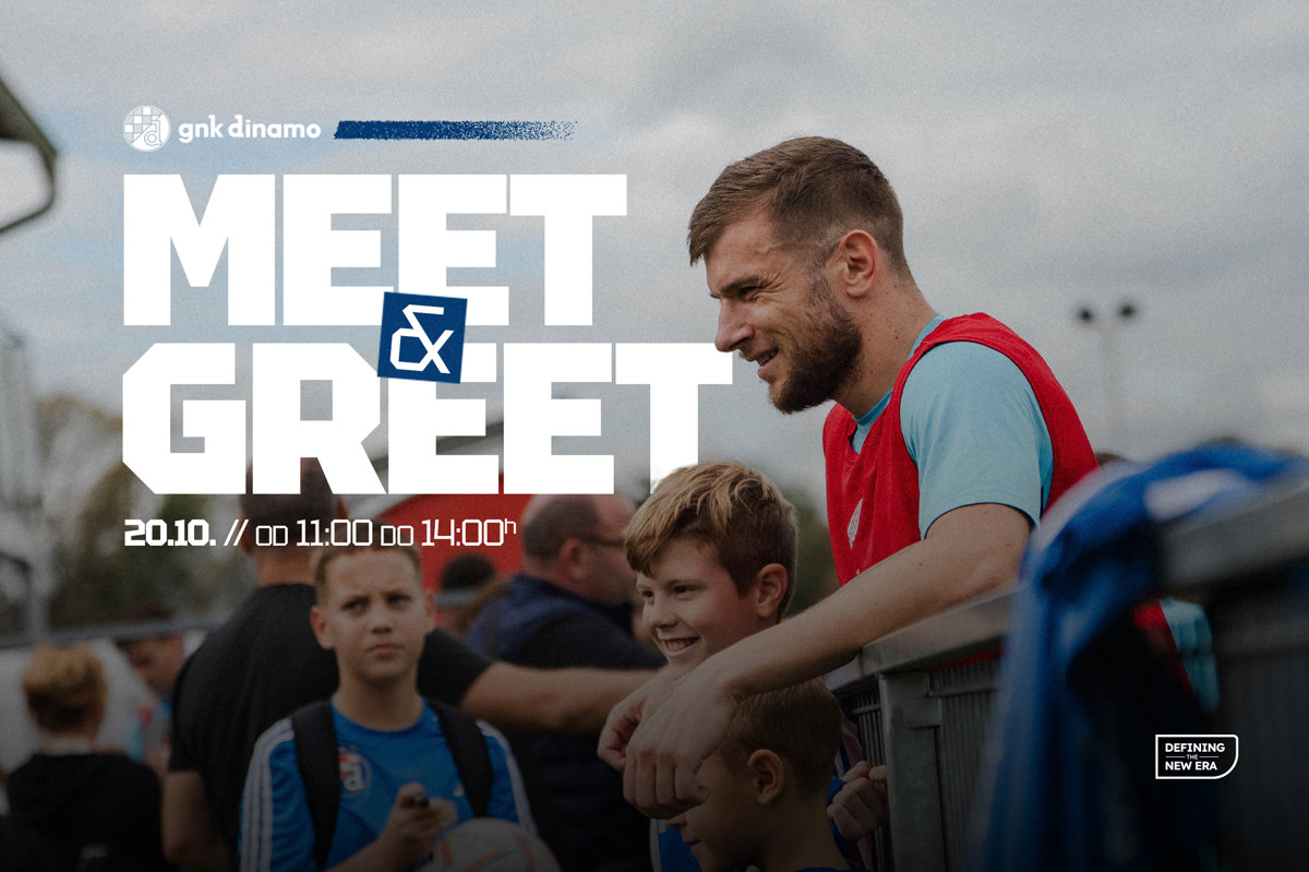 Nezaboravan susret s igračima Dinama za djecu koja su bodrila plave protiv Monaca