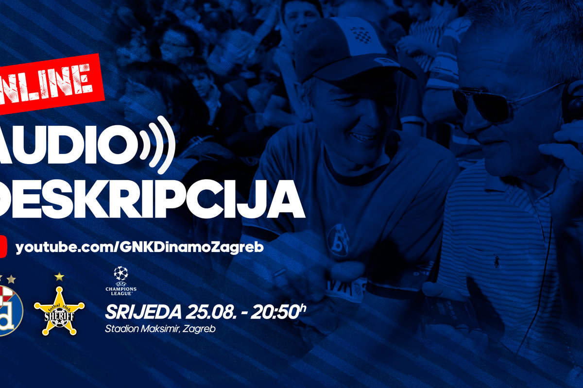 Audio deskripcija utakmice Dinamo - Sheriff
