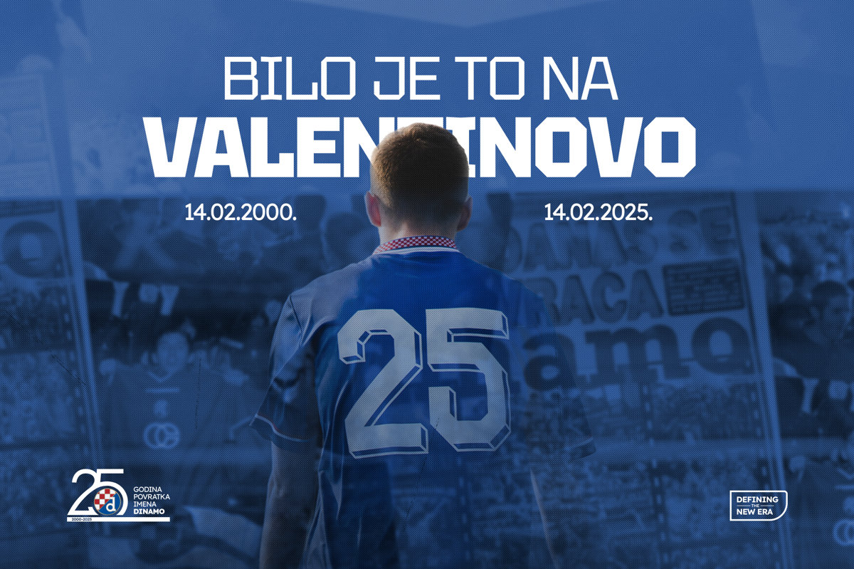 Sjećanje na „romantiku Valentinova“: punih 25 godina od povratka imena Dinamo!
