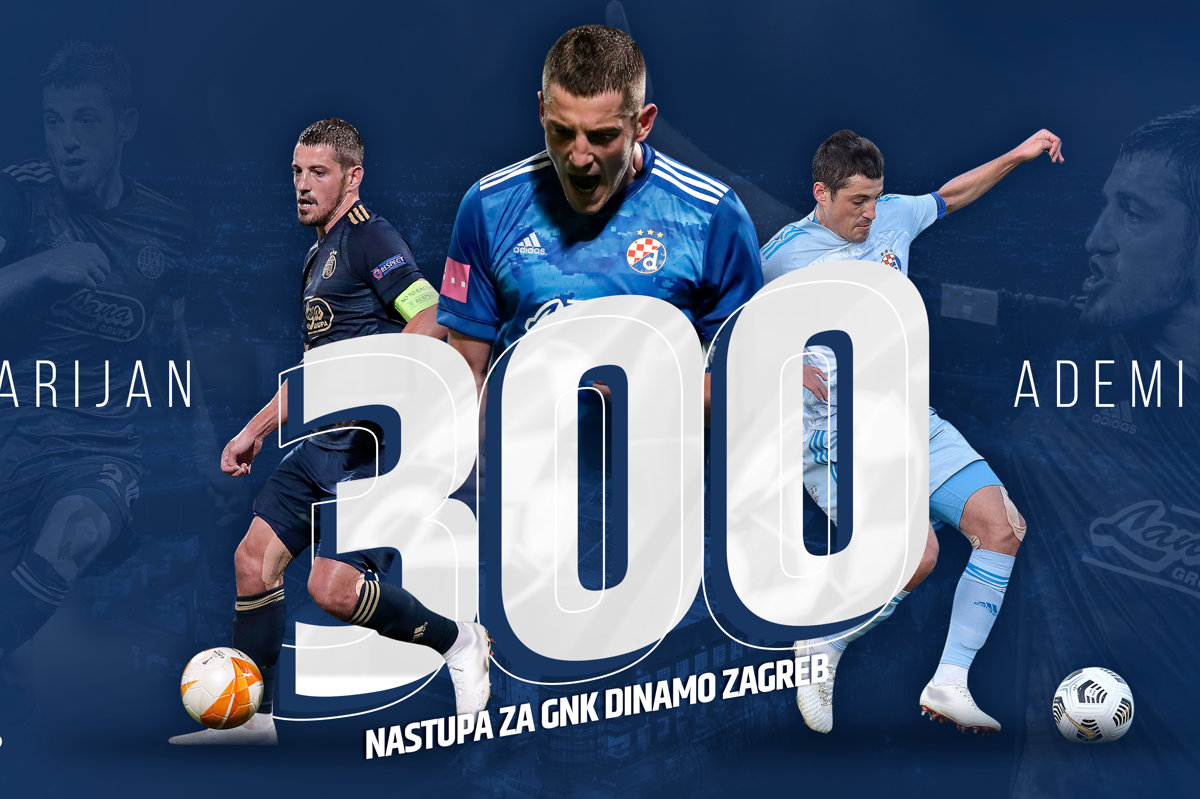 Ademi s 300 službenih nastupa sedmi na Dinamovoj povijesnoj ljestvici