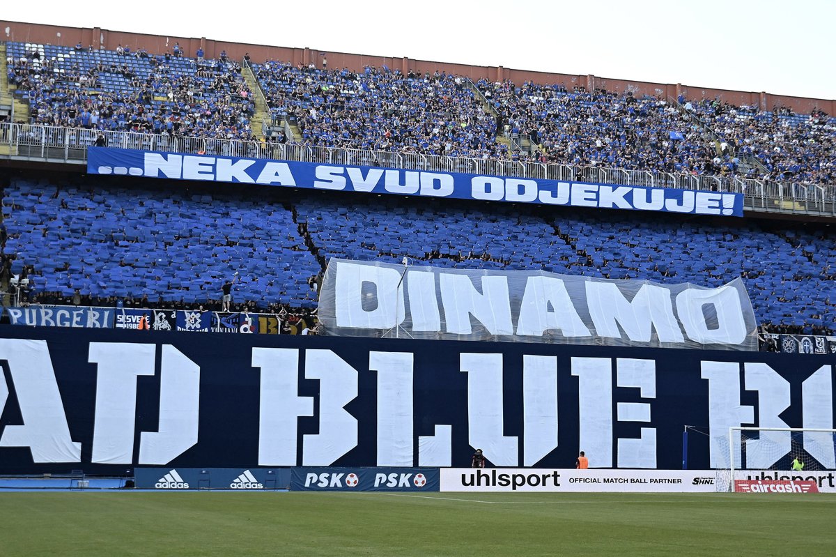 Rasprodana tribina sjever dolje za derbi Dinamo - Hajduk